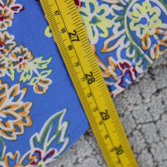 Houston White X Target Shirt Men Medium M Multicolor Floral Pattern Collared NWT - Picture 9 of 9